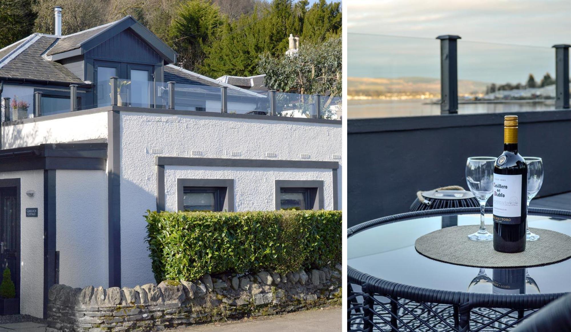 Cosy Lochside Cottage With Mountain And Sea Views Clynder Экстерьер фото